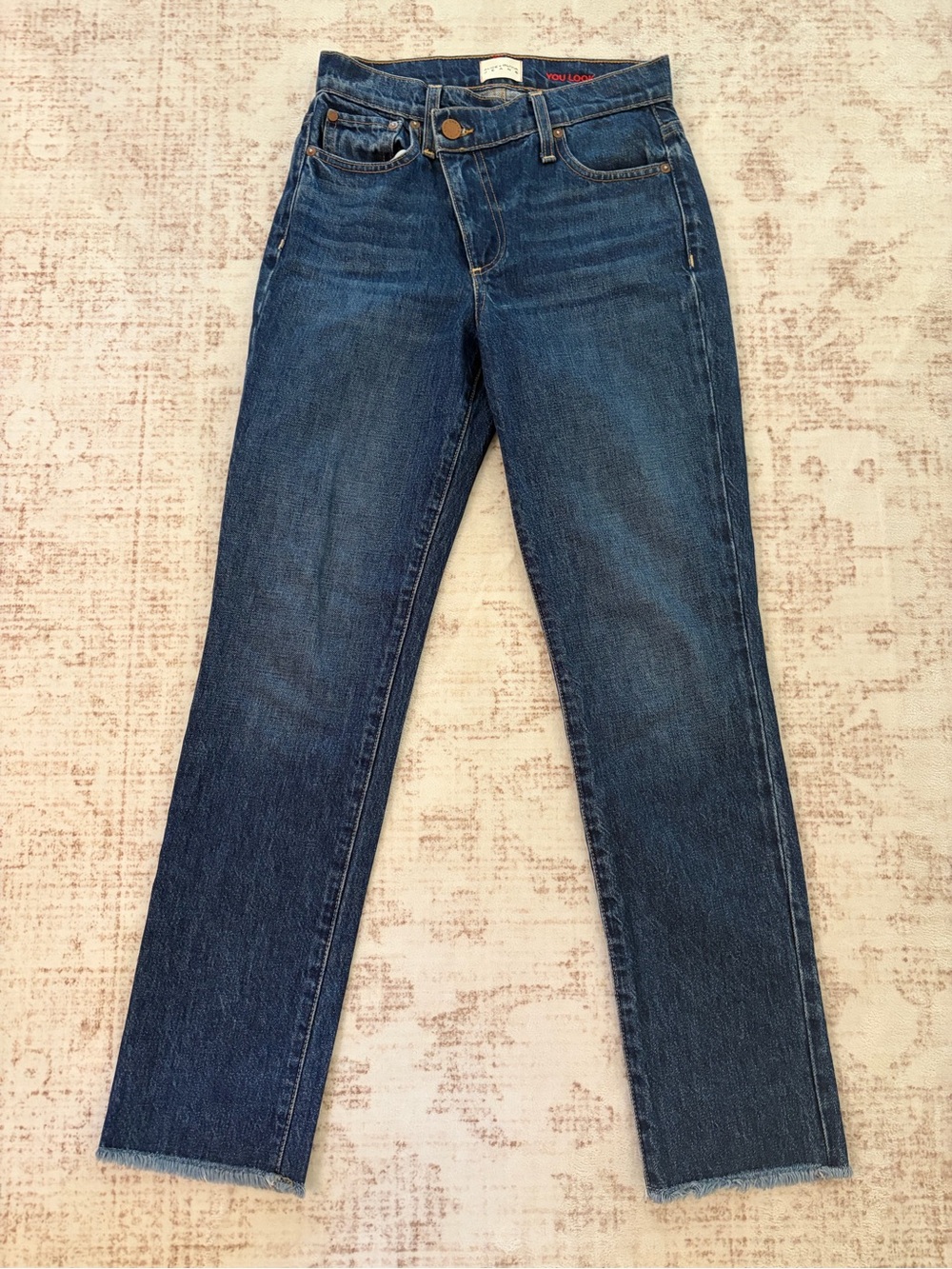 Alice + Olivia Indigo Straight-Leg Women's Jeans